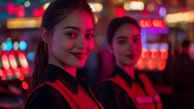 Dealer profesional kami siap melayani di setiap meja Dealer langsung di meja roulette Asia Gaming